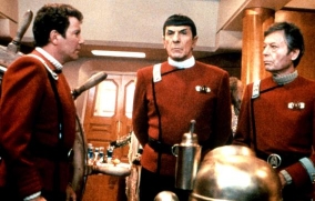 En su rol como Spock en una de las tantas películas de "Viaje a las Estrellas"